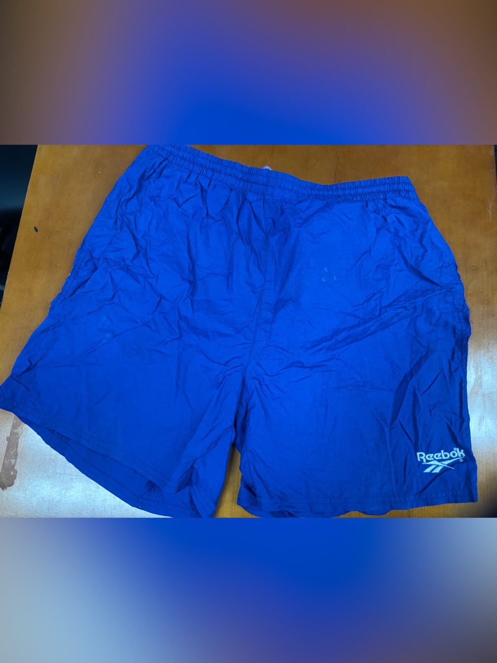 Vintage 90s Reebok Swim Trunks Textured Mens Sz Large